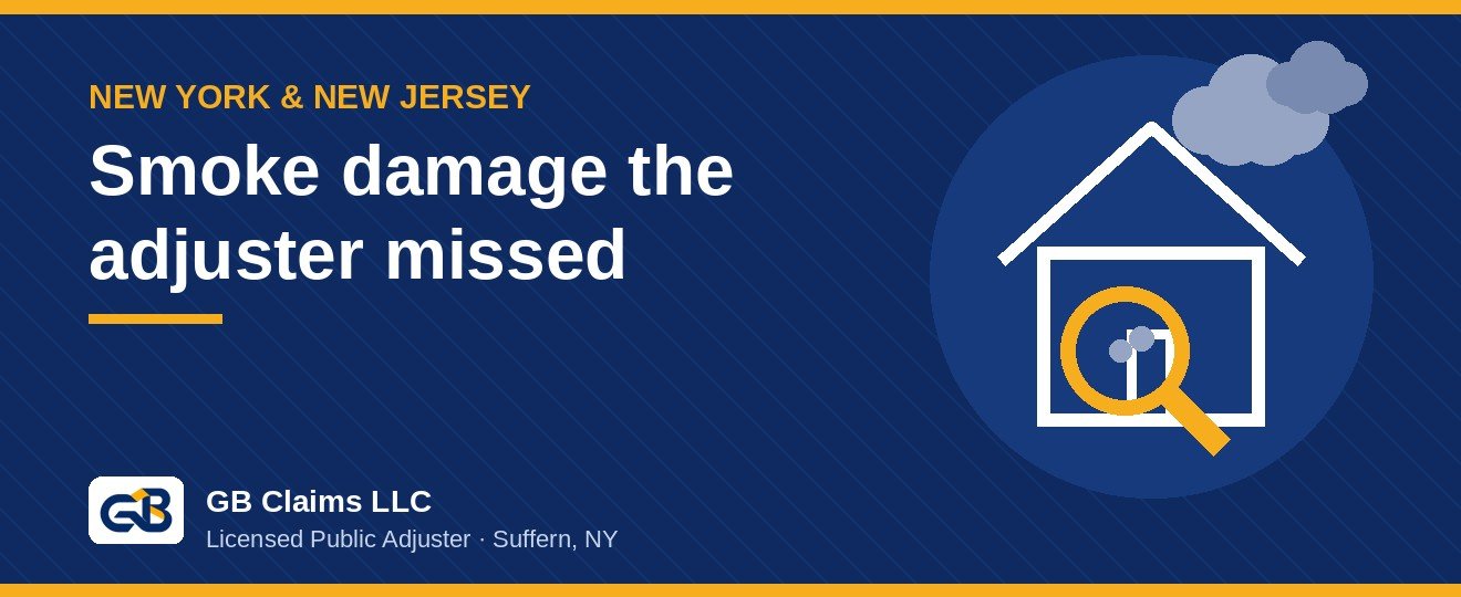 Smoke Damage the Insurance Adjuster Missed: What NY & NJ Homeowners Should Check After a Fire